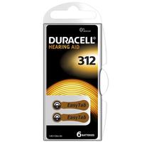 DURACELL 312 NO KULAKLIK PİLİ 6LI PAKET