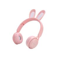 MZ08R Kulak Üstü Bluetooth Kulaklık  (Kedi-Tavşan) (PEMBE)