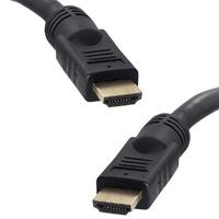 PLASTİK DÜZ SİYAH 30 METRE GOLD POŞETLİ HDMI KABLO