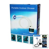 PORTABLE OUTDOOR SHOWER SU-PMP ŞARJLI TAŞİNABİLİR - SEYYAR DUŞ SETİ POMPA - HORTUM - D.BAŞLIK