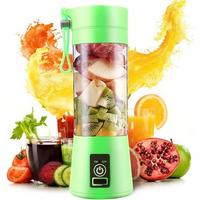 Portatif Taşınabilir El Blender 380 Ml Usb Şarjlı Yeşil