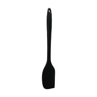 SİYAH ORTABOY KÖŞELİ SİLİKON SPATULA KARIŞTIRICI 30CM