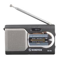 SİYAH RENK CEP TİPİ ANALOG FM RADYO VS-R3