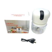 USB MİNİ FOOD PROCESSOR USB ŞARJLI MİNİ 3 BIÇAK BLENDER RONDO DOĞRAYICI 250ML